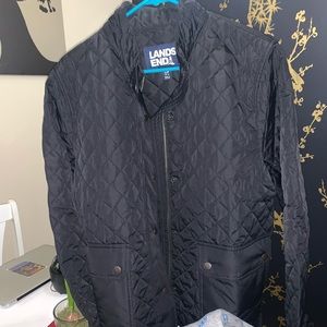 Lands End Quilted Barn Coat